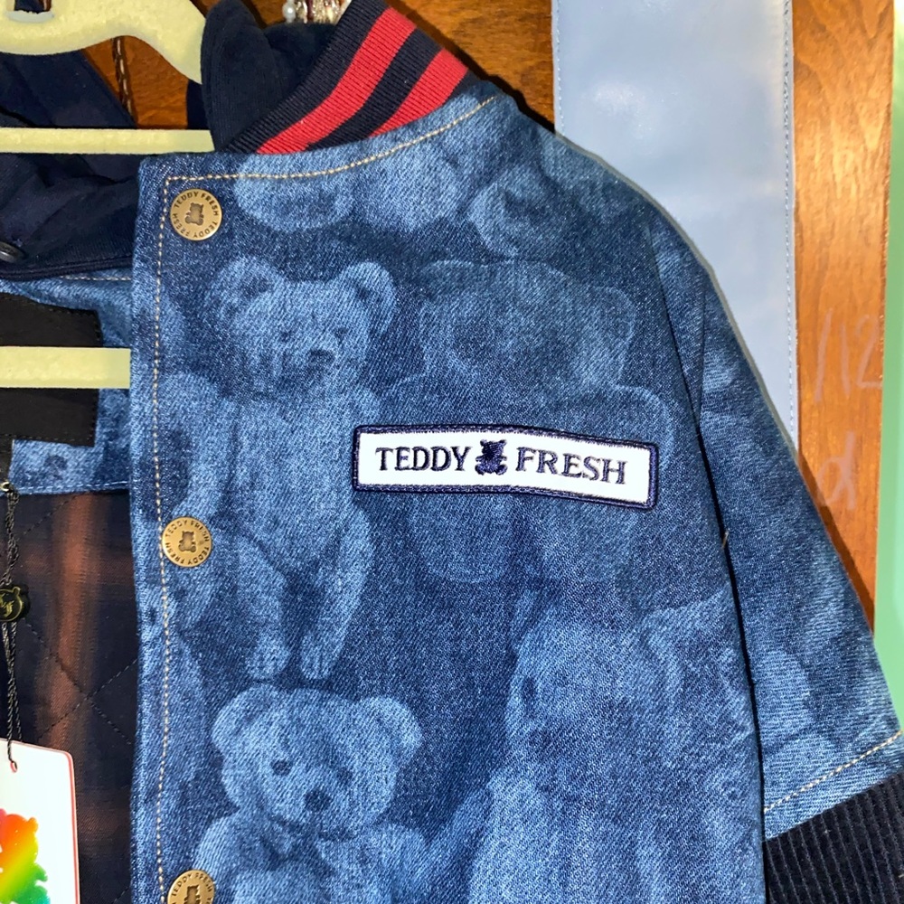 NWT teddy fresh varsity jacket